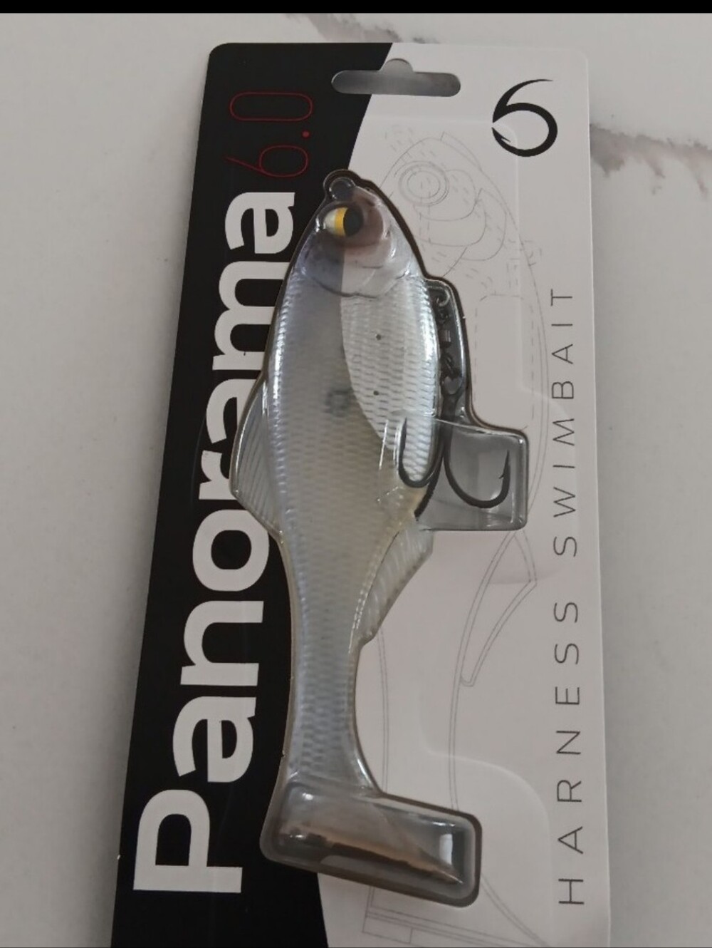 6th Sense Unreleased Panorama 6.0 Harness Swimbait Pro Blue Fishing Lure NIP
